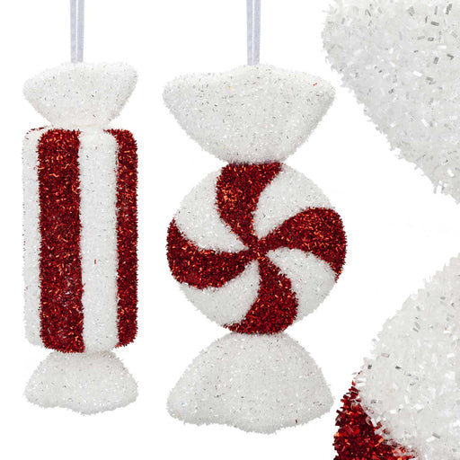 Candy Cane Sweet Hanging Christmas Tree Decorations ( Assorted
