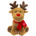 Reindeer Soft Toy in Light Brown, Christmas Toy, Xmas Plush 14”/ 35cm