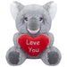 Koala Soft Toy Love Heart 15cm Koala Bear Plush Cuddly Toy