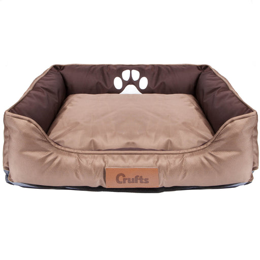 VFM/ Crufts- Oxford Nylon Plush Rectangular Bolster Bed