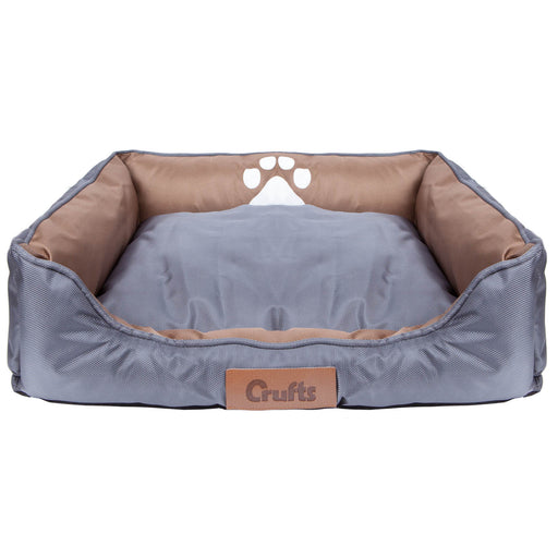 VFM/ Crufts- Oxford Nylon Plush Rectangular Bolster Bed