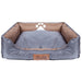 VFM/ Crufts- Oxford Nylon Plush Rectangular Bolster Bed