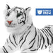 Moulded Head White Tiger Plush Toy, 60cm