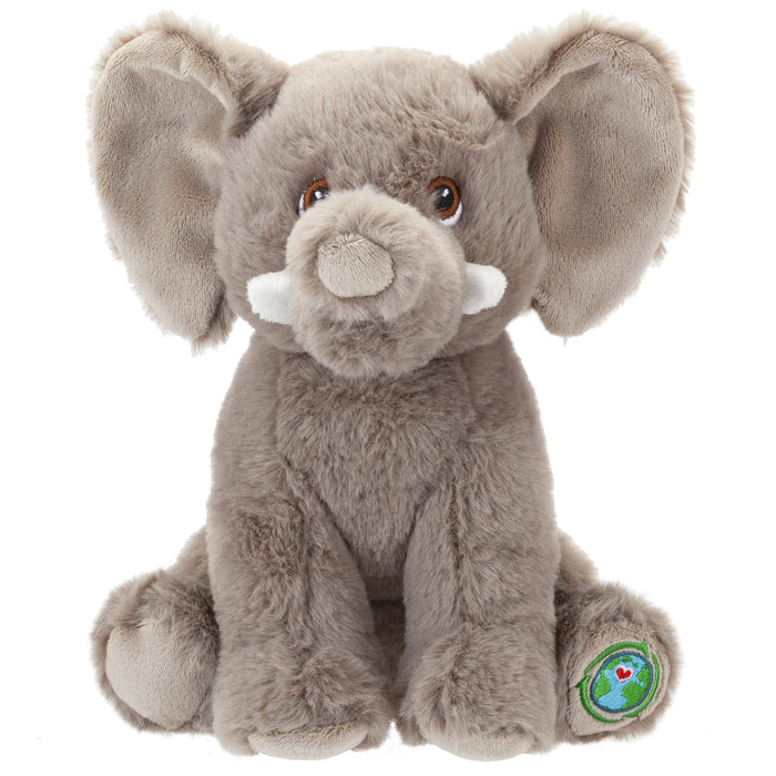 Elephant Soft Toy Eco Friendly Plush 100% Recycled Cuddly Environmental 23cm