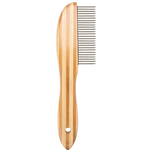 VFM/ Crufts Bamboo Grooming Comb, 21.2cm x 5.5cm x 1.65cm