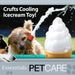 Crufts Cooling Dog Toy - Pet Toys, Dog Accessories, Novelty Ice Cream