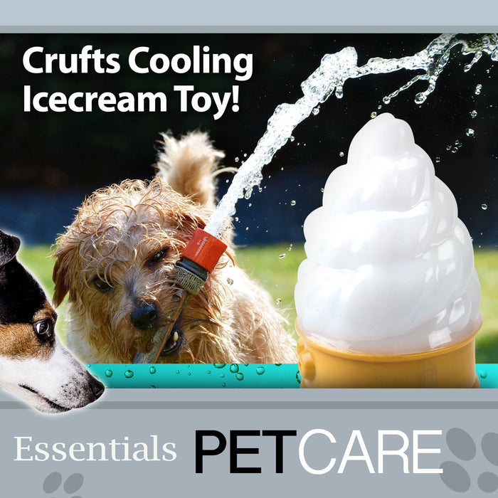 VFM/ Crufts Cooling Dog Toy - Pet Toys, Dog Accessories, Novelty Ice Cream