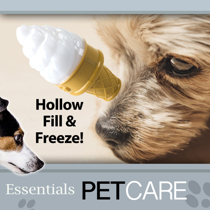 Crufts Cooling Dog Toy - Pet Toys, Dog Accessories, Novelty Ice Cream