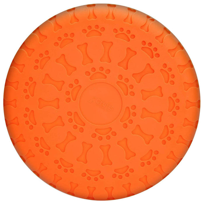 VFM/ Crufts Frisbee, Flying Disc Dog Toy (Orange)