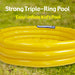 Children's Yellow Paddling Pool 3 Ring Inflatable 120cm x 30cm