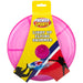 Light Up Flying Skimmer Garden Outdoor Toy, Frisbee, Pink, 9 inches
