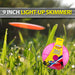 Light Up Flying Skimmer Garden Outdoor Toy, Frisbee, Pink, 9 inches