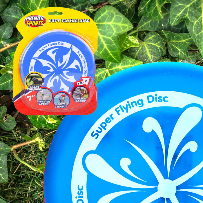 Bendy Skimmer Frisbee Outdoor Garden Toy - Blue