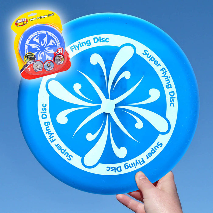 Bendy Skimmer Frisbee Outdoor Garden Toy - Blue