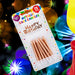 12 Metallic Rose Gold Birthday Cake Candles and Topper Set, Party Supplies 75mm