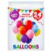 Colourful Assorted Size Balloons 9” & 6” Party Decorations (24 Pack)