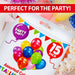 Assorted Metallic 10" Balloons Colourful Shiny Party Decorations (15 Pack)