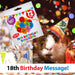 Printed 18th Birthday Balloons Multicoloured Party Decorations (12 Pack)