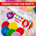 Assorted Colour Punch Balloons Rubber Band Party Decorations (6 Pack)