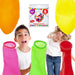 Multicoloured Confetti 10" Balloons Transparent Filled Party Decorations 6 Pack