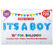 Blue 16" It's A Boy Foil Party Balloons Baby Shower Decoration