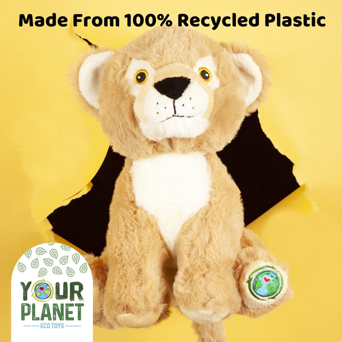 Lioness Soft Toy Wildlife Soft Toys, Made from 100% Recycled 11" 30cm