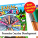 Farm Colouring Book & Crayons Set Childrens' Creative Activity Boys