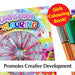 Unicorn Colouring Book & Crayons Set Childrens' Creative Activity Girls