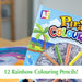 Pirate Colouring Book & Pencils Set Childrens' Creative Activity Boys