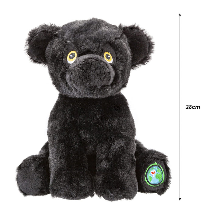 Panther Soft Toy Eco Friendly Plush 100% Recycled Cuddly Environmental 30cm