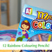 Mermaid Colouring Book & Pencils Set Childrens' Creative Activity Girls