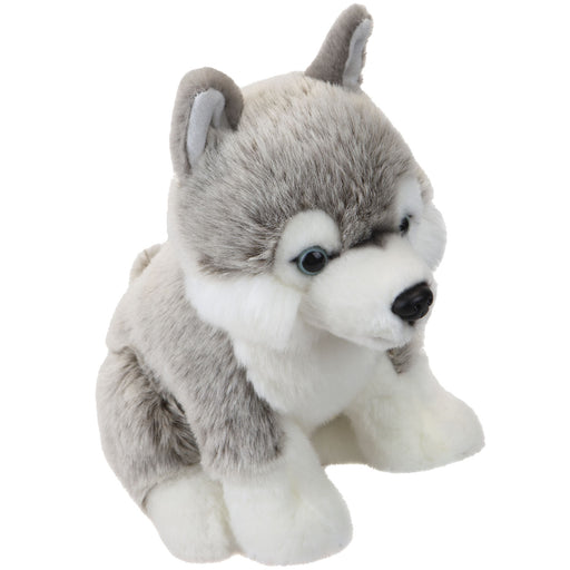 Husky Puppy 25cm Plush Premium Lifelike Toy - Natural World Collection