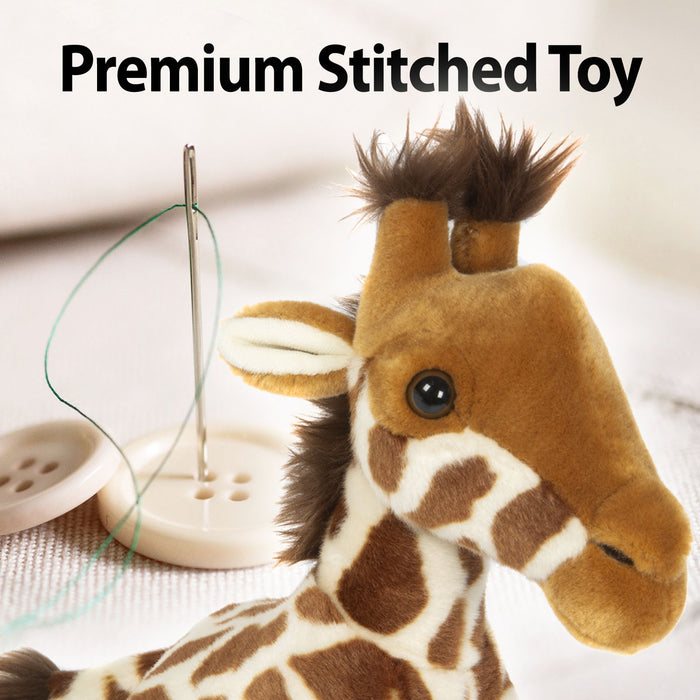 Wildlife Giraffe 30cm Plush Lifelike Toy - Natural World Collection