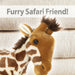 Wildlife Giraffe 30cm Plush Lifelike Toy - Natural World Collection