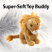 Wildlife Lion 30cm Plush Lifelike Toy - Natural World Collection