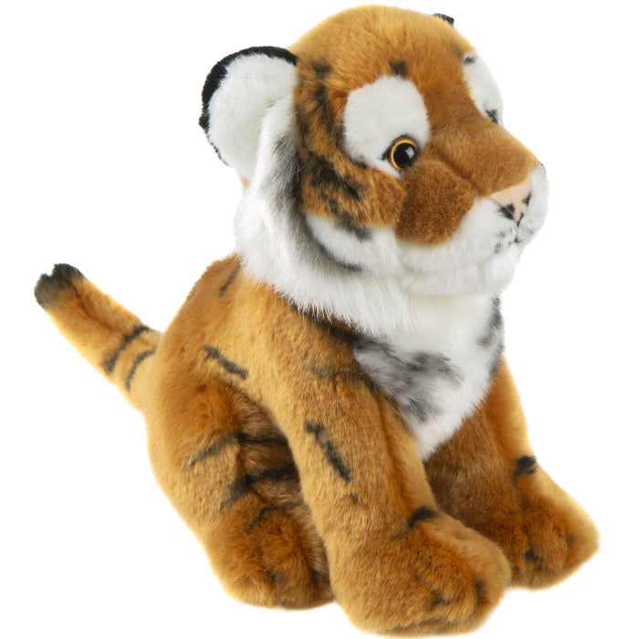 Wildlife Tiger 30cm Plush Lifelike Toy - Natural World Collection