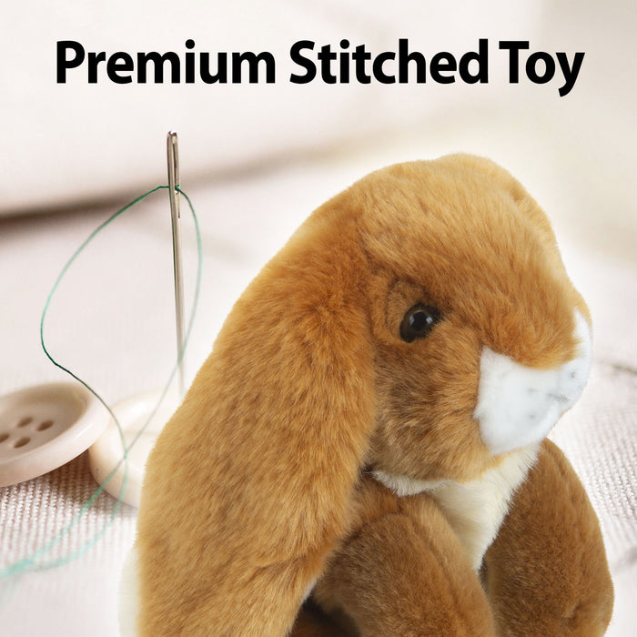 Ginger Bunny 25cm Plush Premium Lifelike Toy - Natural World Collection