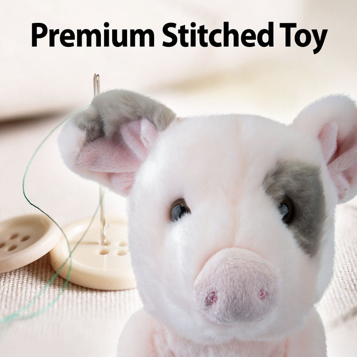 Farmyard Pig 30cm Plush Premium Lifelike Toy - Natural World Collection