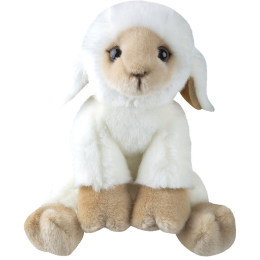 Farmyard Lamb 30cm Plush Premium Lifelike Toy - Natural World Collection