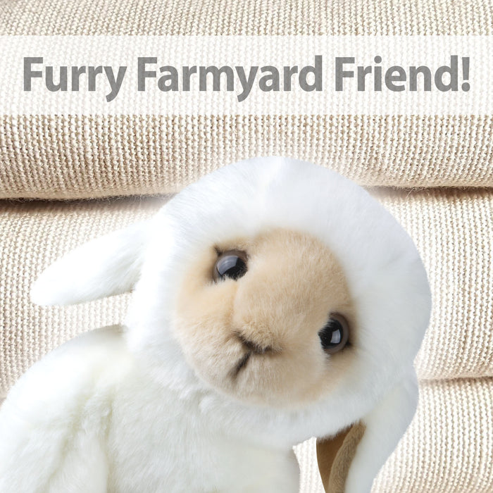 Farmyard Lamb 30cm Plush Premium Lifelike Toy - Natural World Collection