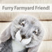 Farmyard Bunny 30cm Plush Premium Lifelike Toy - Natural World Collection