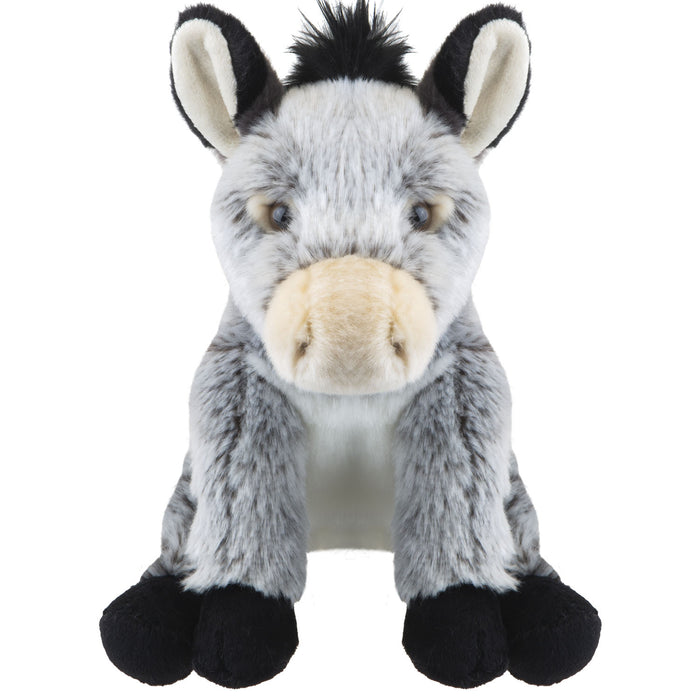 Farmyard Donkey 30cm Plush Premium Lifelike Toy - Natural World Collection