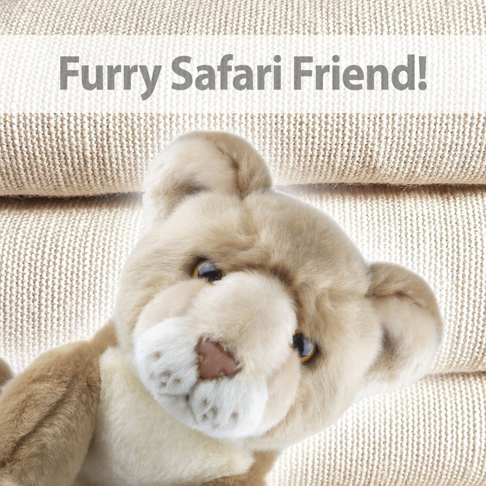 Safari Lioness 30cm Plush Premium Lifelike Toy - Natural World Collection