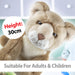 Safari Lioness 30cm Plush Premium Lifelike Toy - Natural World Collection
