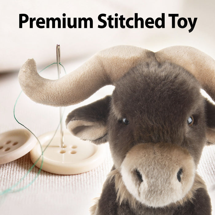 Safari Buffalo 30cm Plush Premium Lifelike Toy - Natural World Collection