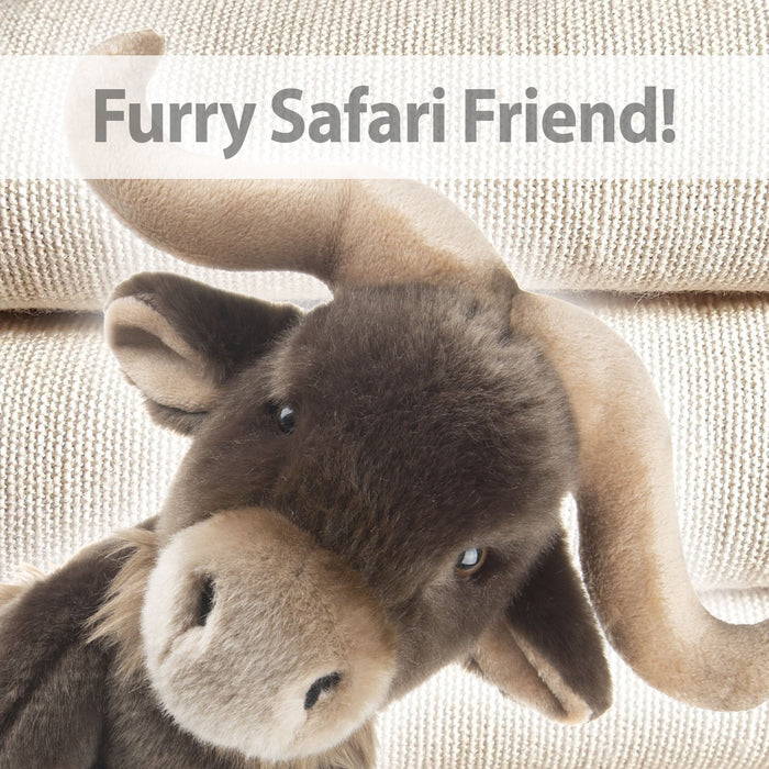 Safari Buffalo 30cm Plush Premium Lifelike Toy - Natural World Collection