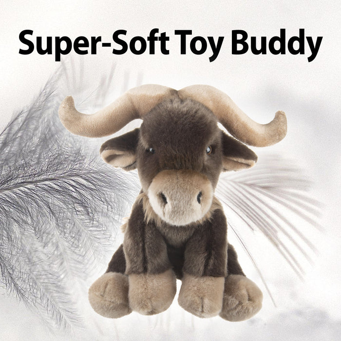 Safari Buffalo 30cm Plush Premium Lifelike Toy - Natural World Collection