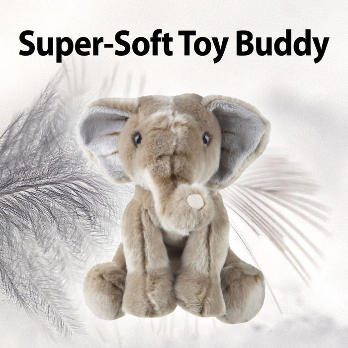 Safari Elephant Plush Premium Toy - Natural World Collection