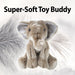 Safari Elephant Plush Premium Toy - Natural World Collection