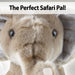 Safari Elephant 30cm Plush Premium Lifelike Toy - Natural World Collection